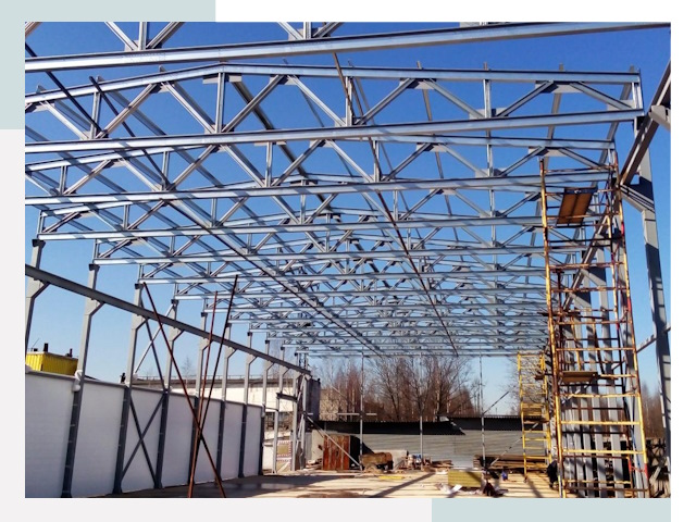 Строительство цехов в Боровичи от 625 руб. под ключ