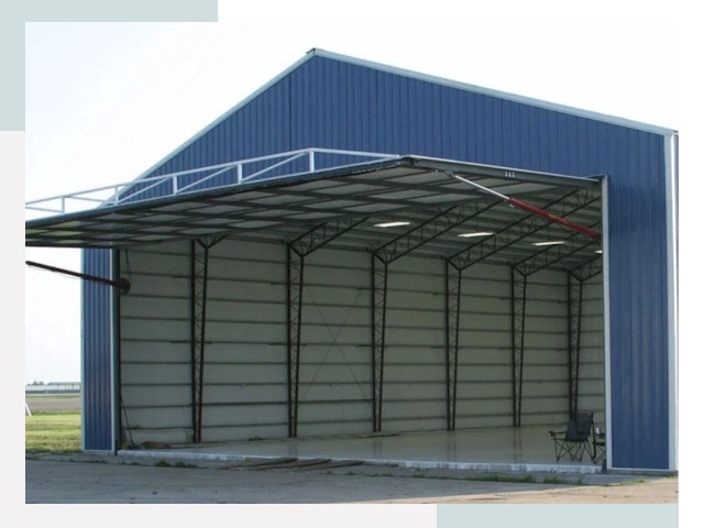 Прямо стенные ангары в Боровичах