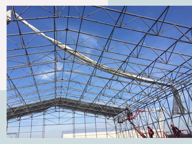 Шатровые ангары от 625 руб. в Боровичах и Новгородской области