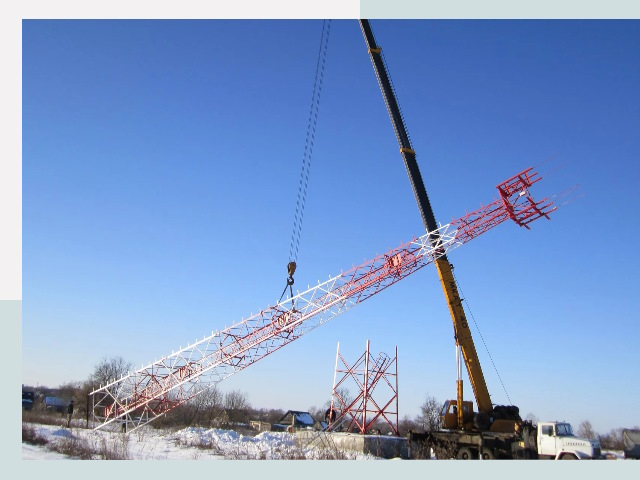 Строительство башен связи в Боровичах от 625 руб.