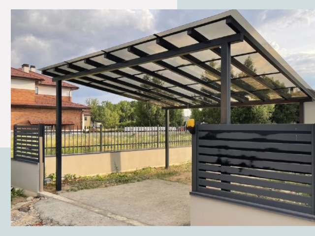 Металлические навесы в Боровичи от 625 руб. за м²