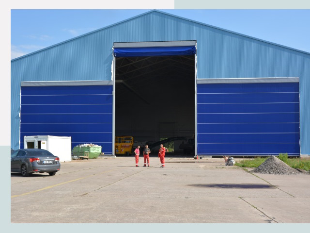 Ангарные ворота в Боровичи от СтальСтрой-Брв по цене 625 руб.