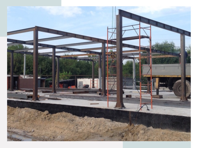 Фундамент для ангаров в Боровичах